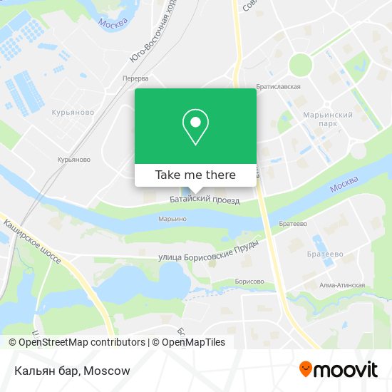 Кальян бар map