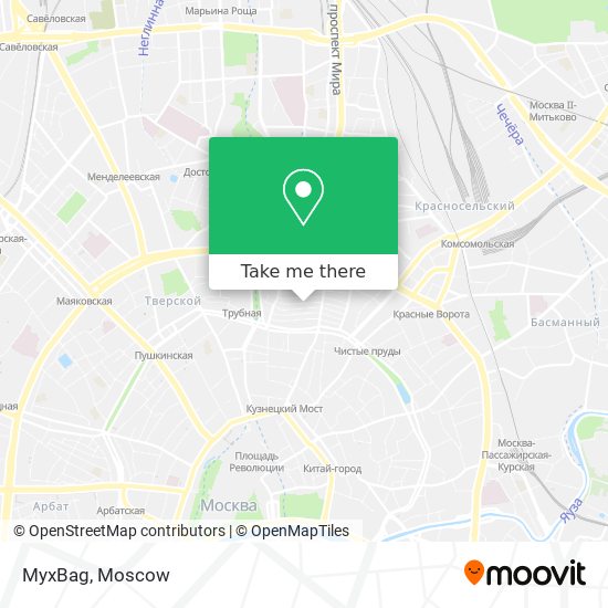 MyxBag map