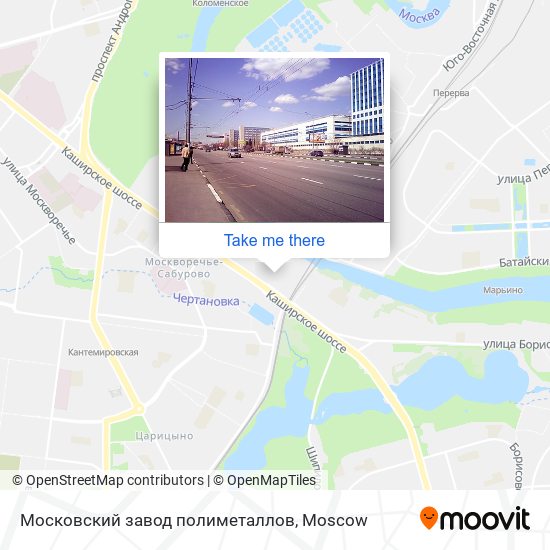 Московский завод полиметаллов map