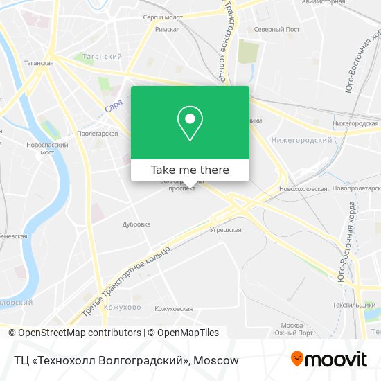 ТЦ «Технохолл Волгоградский» map