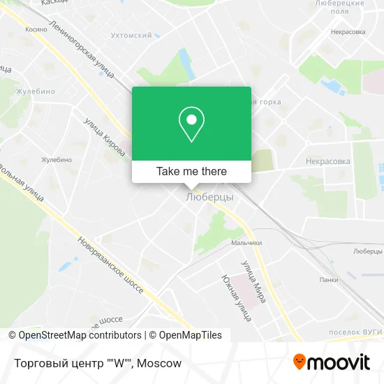 Торговый центр ""W"" map