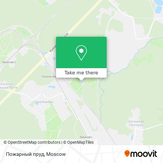 Пожарный пруд map