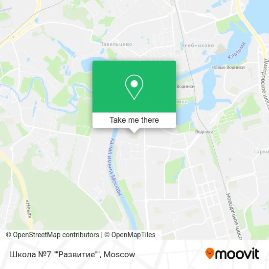 Школа №7 ""Развитие"" map