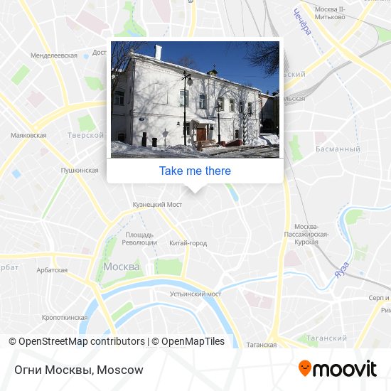 Огни Москвы map