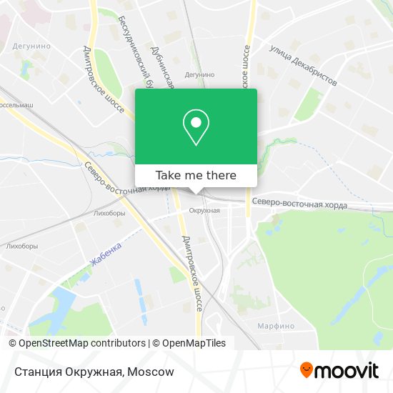 Станция Окружная map