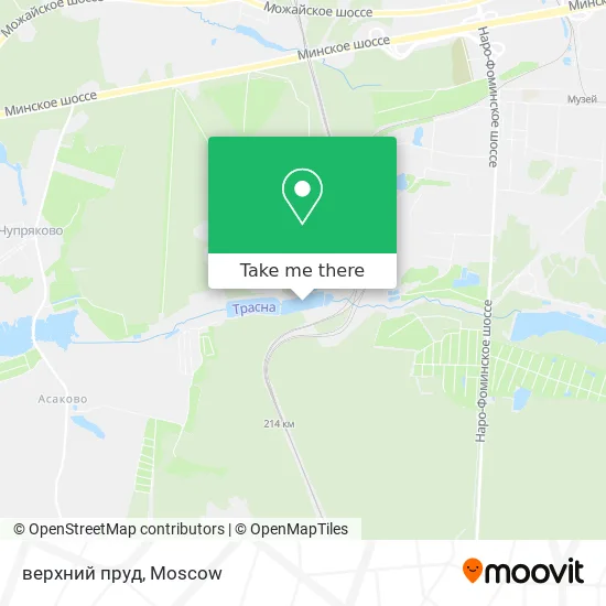 верхний пруд map