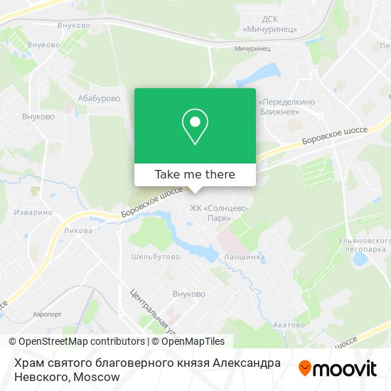 Храм святого благоверного князя Александра Невского map