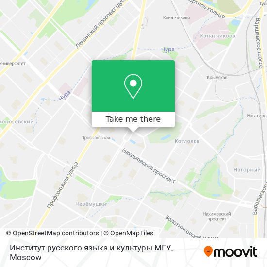 Институт русского языка и культуры МГУ map