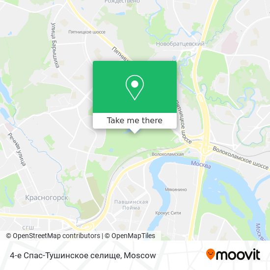 4-е Спас-Тушинское селище map