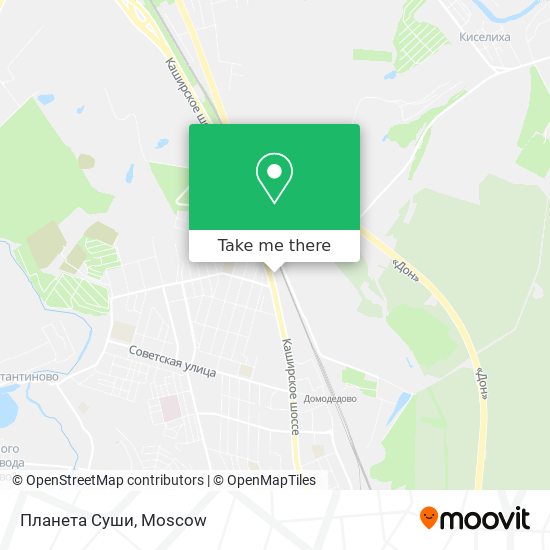 Планета Суши map