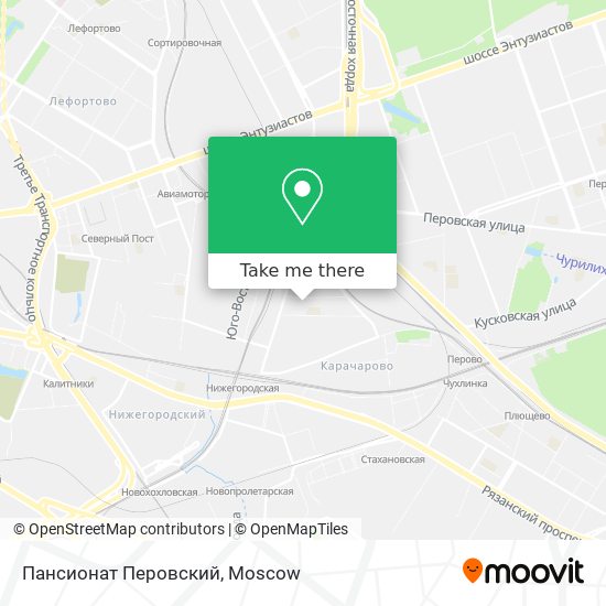 Пансионат Перовский map