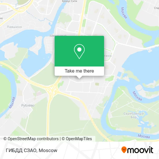 ГИБДД СЗАО map