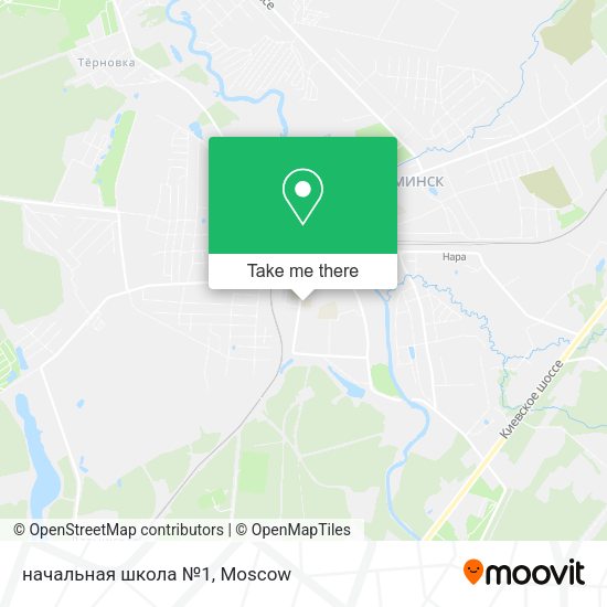 начальная школа №1 map