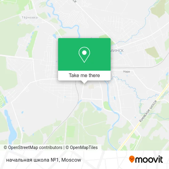 начальная школа №1 map