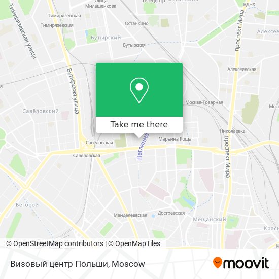 Визовый центр Польши map