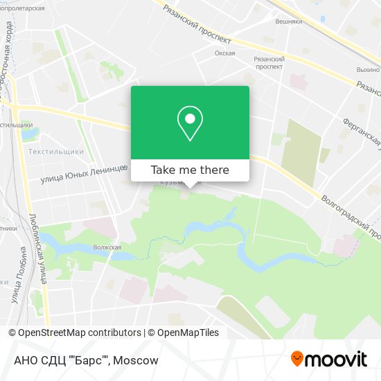 АНО СДЦ ""Барс"" map