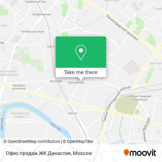 Офис продаж ЖК Династия map