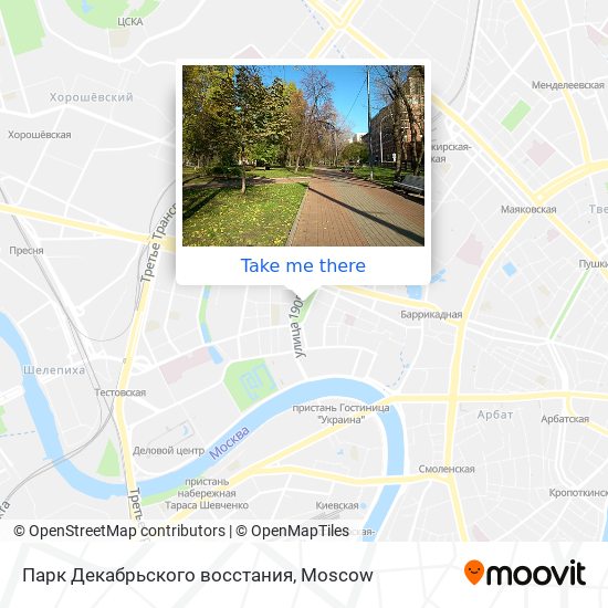 Парк Декабрьского восстания map