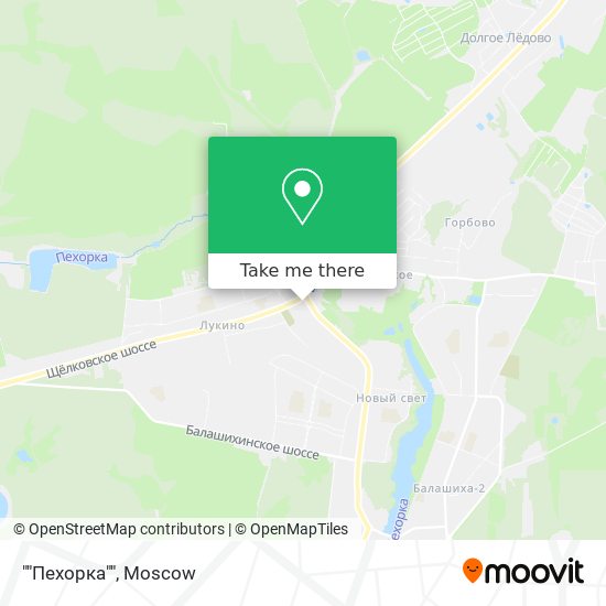 ""Пехорка"" map