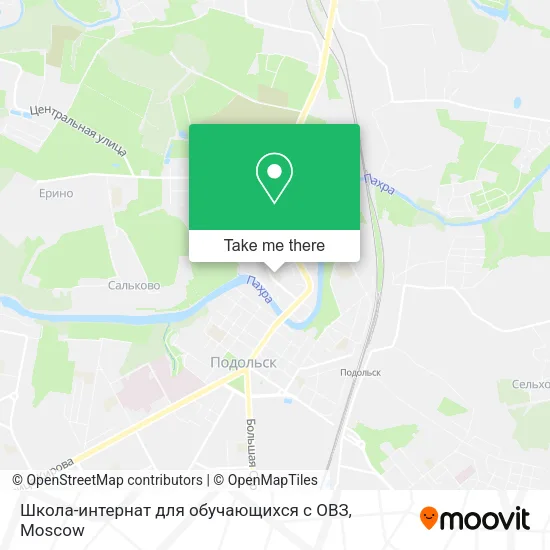 Школа-интернат для обучающихся с ОВЗ map