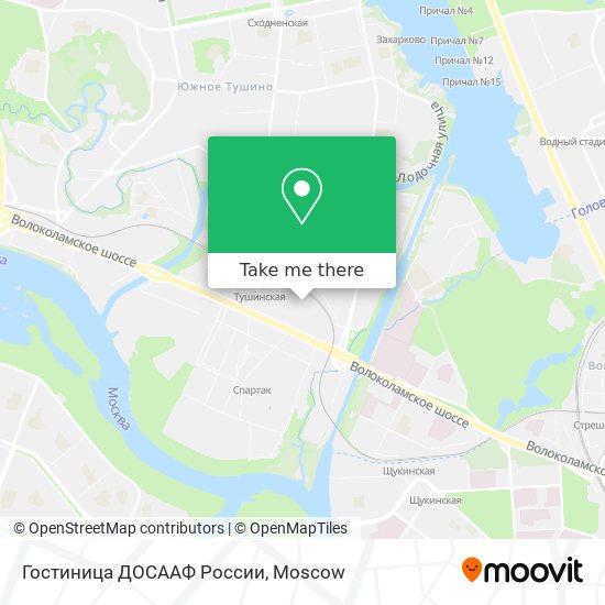 Гостиница ДОСААФ России map