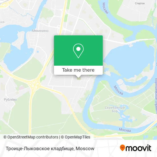 Троице-Лыковское кладбище map