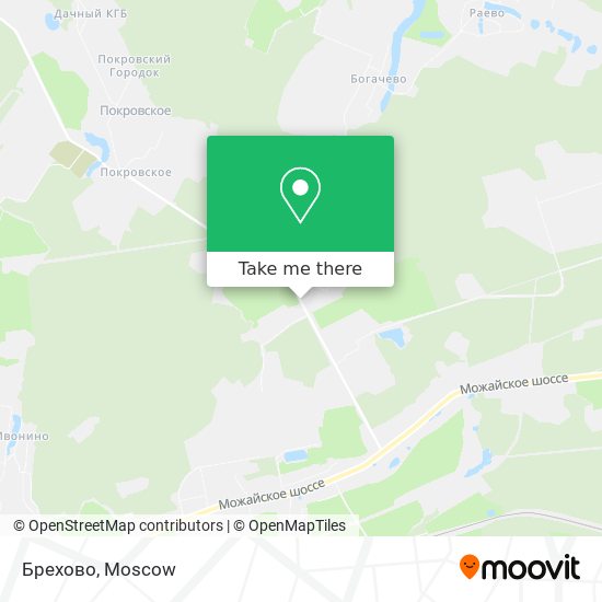 Брехово map