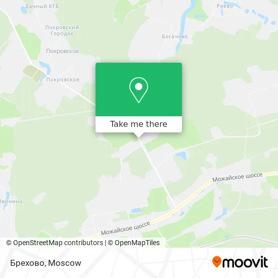 Брехово map