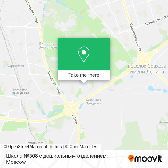 Школа №508 с дошкольным отделением map