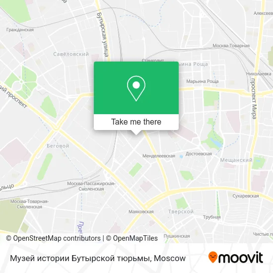 Музей истории Бутырской тюрьмы map