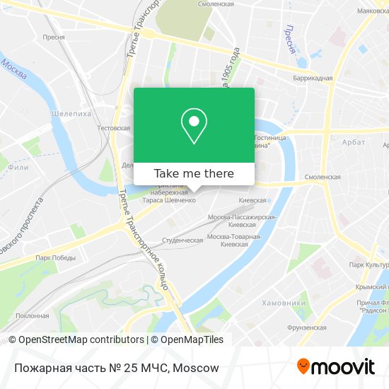 Пожарная часть № 25 МЧС map