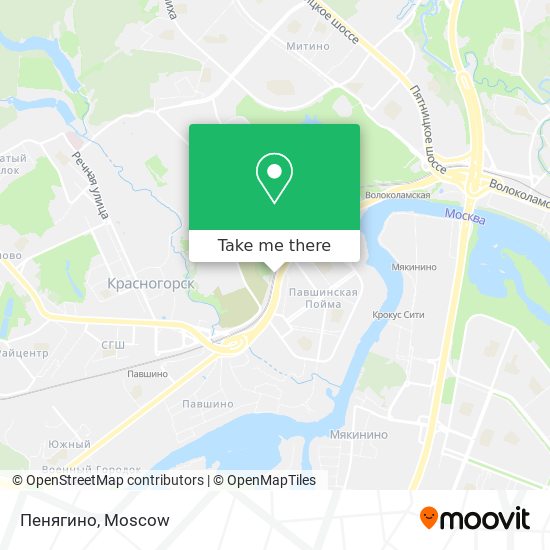 Пенягино map
