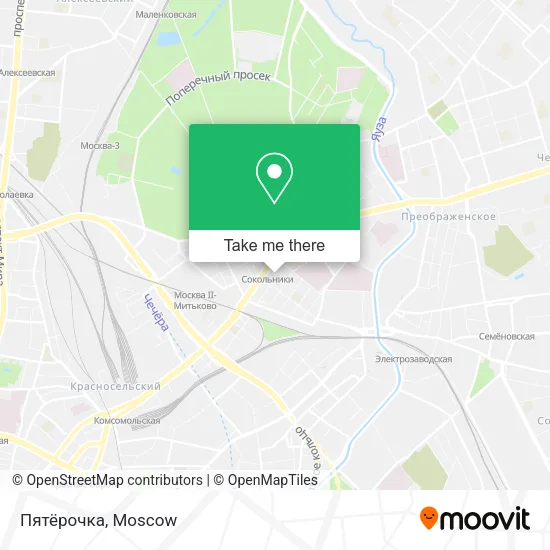 Пятёрочка map