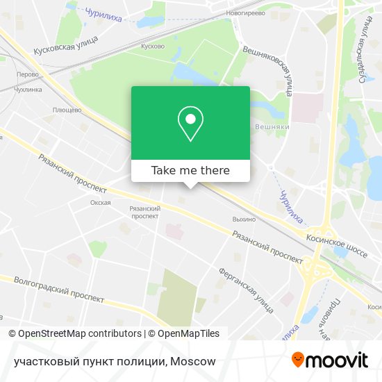 участковый пункт полиции map