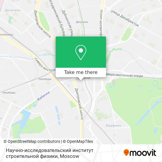 Научно-исследовательский институт строительной физики map