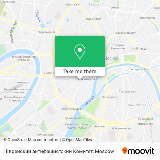 Еврейский антифашистский Комитет map