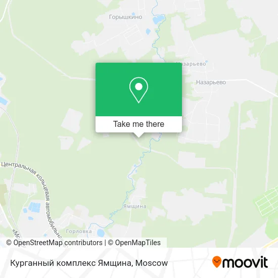 Курганный комплекс Ямщина map