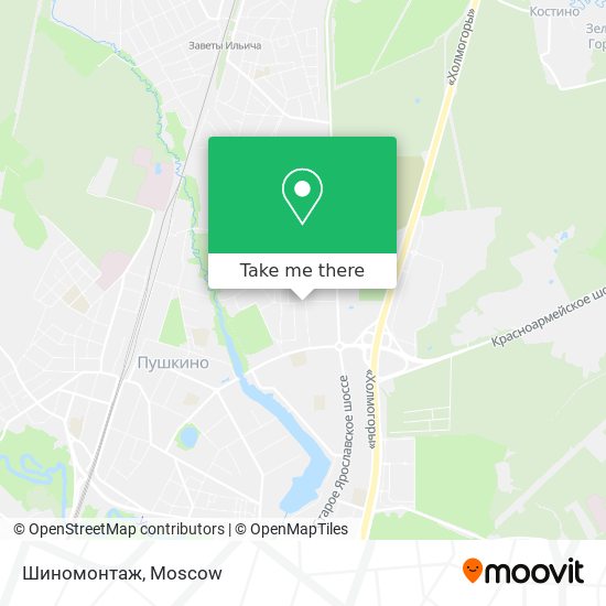 Шиномонтаж map