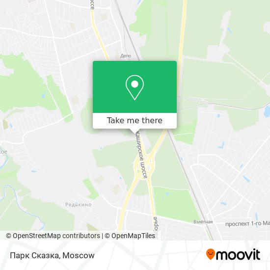 Парк Сказка map