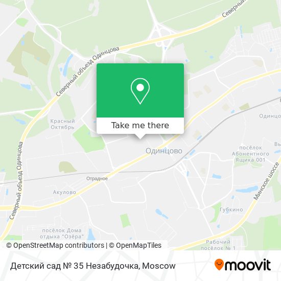 Детский сад № 35 Незабудочка map