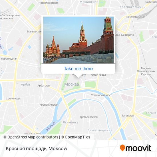 Красная площадь map