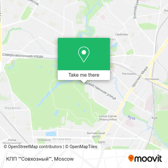 КПП ""Совхозный"" map