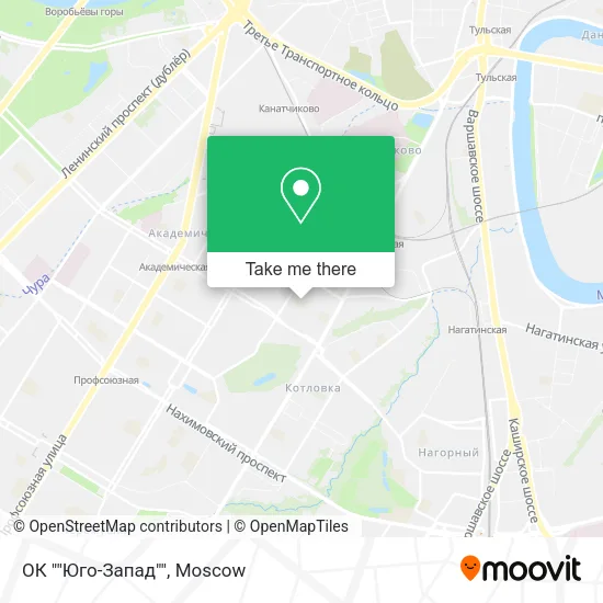 ОК ""Юго-Запад"" map