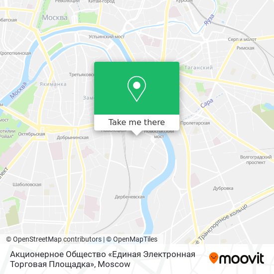 Акционерное Общество «Единая Электронная Торговая Площадка» map