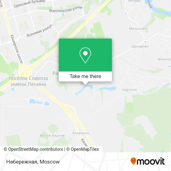 Набережная map