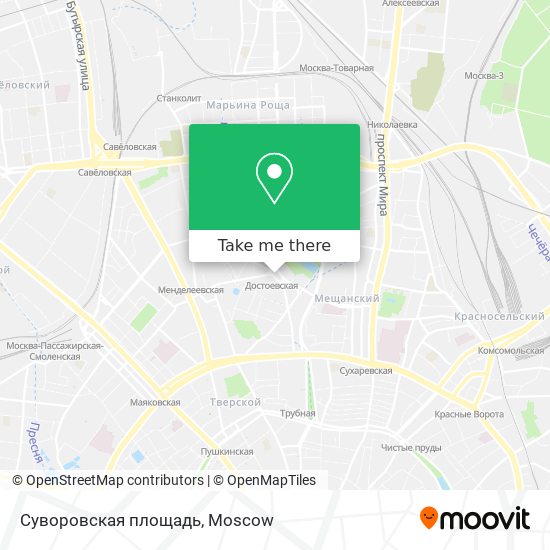 Суворовская площадь map