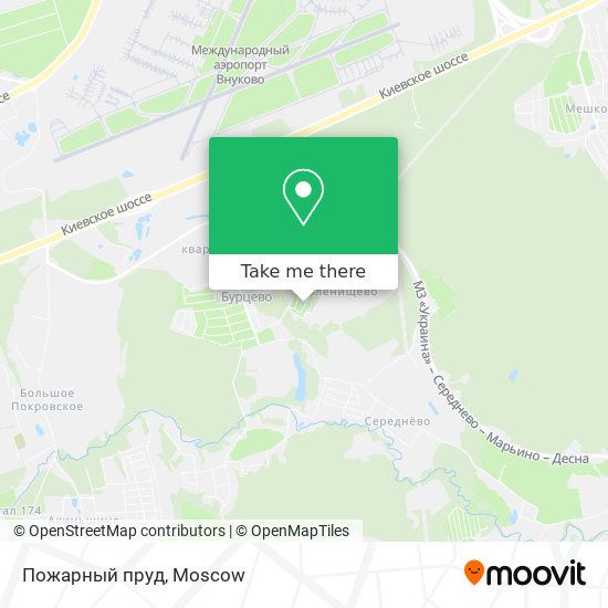 Пожарный пруд map