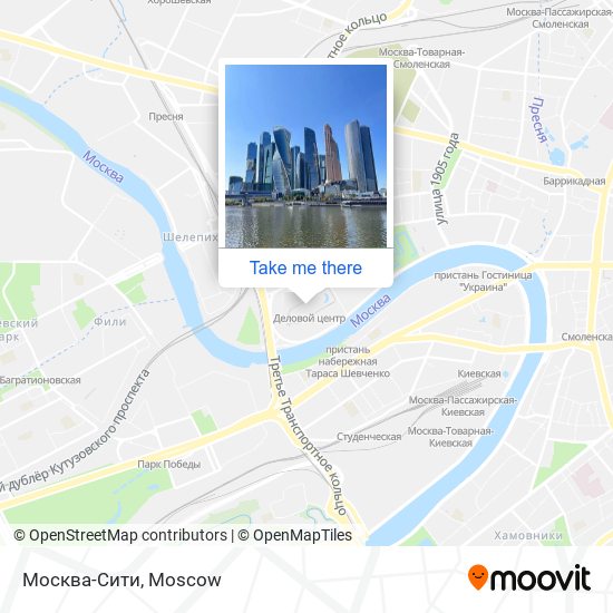 Москва-Сити map