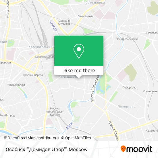 Особняк ""Демидов Двор"" map