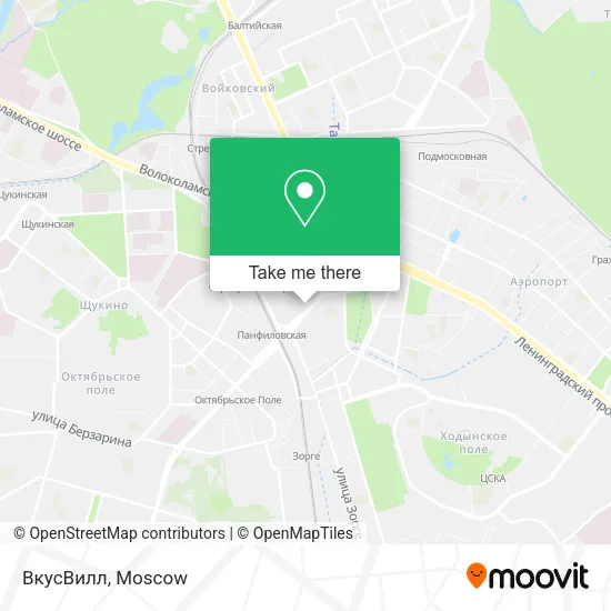 ВкусВилл map